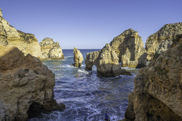 Bild: Ponta da Piedade an der Felsenküste der Algarve bei Lagos 