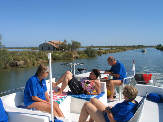 Bild: Hausboot-Tour auf dem Canal du Rhône a Sète und Étang de Thau in den Canal du Midi 