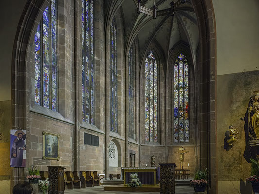 Bild: Kirchenfenster in der Église Notre-Dame-de-la-Nativité de Saverne