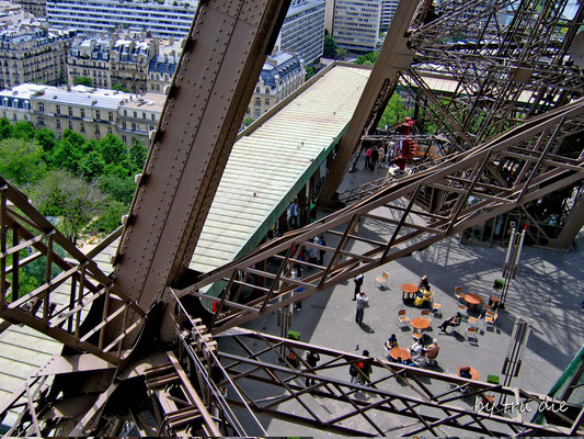 Bild: Eiffelturm Paris die Konstruktion des Eiffelturm