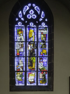 Bild: Kirchenfenster in der Église Notre-Dame-de-la-Nativité de Saverne