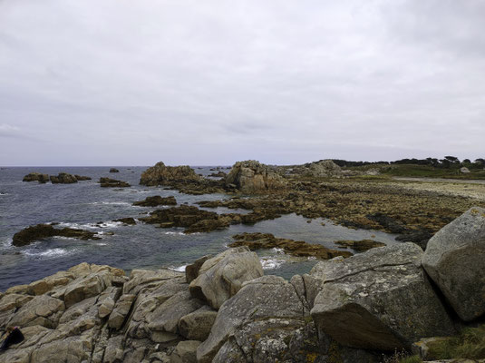 Bild: Das Umfeld der Maison le Gouffre, Bretagne 