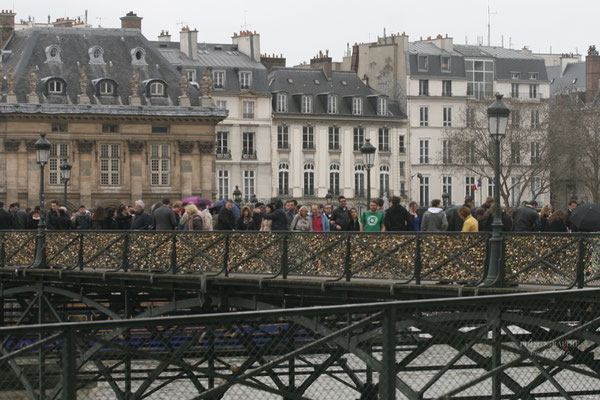 Bild: Pont des Artes im Jahre 2013 in Paris 