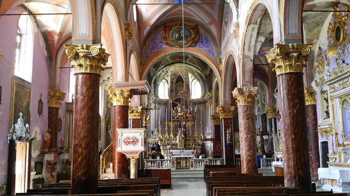 Bild: Kirche Èglise Saint-Sauveur in Saorge 