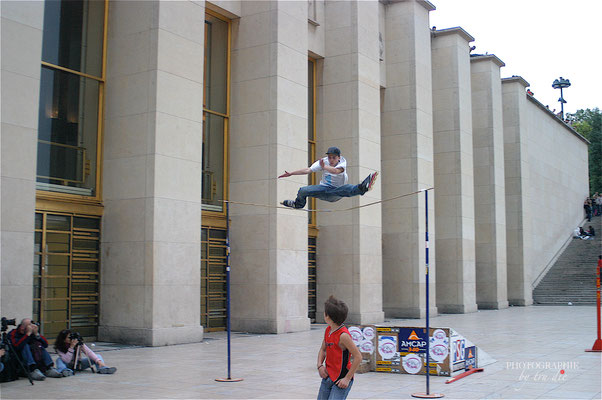 Bild: Darbietungen am Trocadéro, Paris