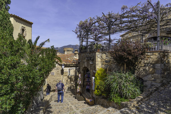 Bild: Innerhalb der mittelalterlichen Vila Vella in Tossa de Mar 