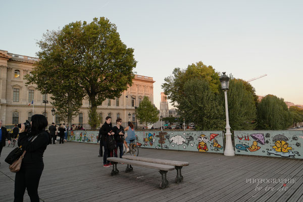 Bild: Pont des Artes im Jahre 2015 in Paris 