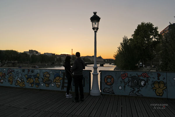 Bild: Pont des Artes im Jahre 2015 in Paris 