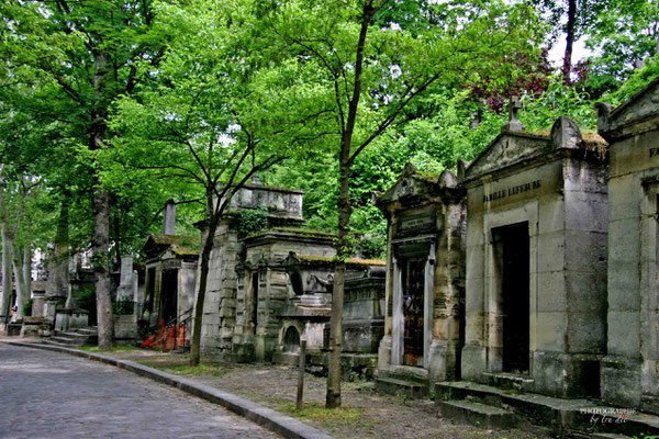 Bild: Cimitiere Père Lachaise in Paris 