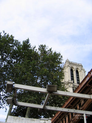 Bild:  Bootsrundfahrt auf der Seine in der Nähe von Notre-Dame