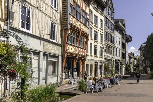 Bild: Rue Eau de Robec in Rouen 