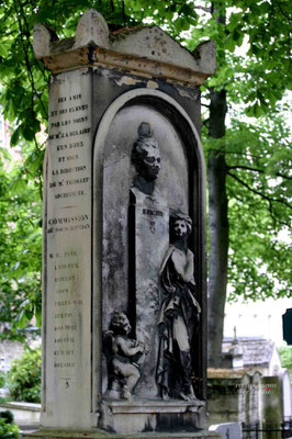 Bild: Cimitiere Père Lachaise in Paris 