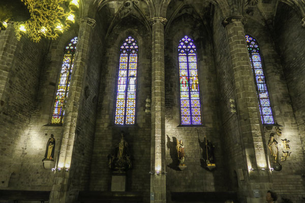 Bild: Im Innern der Basílica de Santa Maria del Mar,Barcelona 