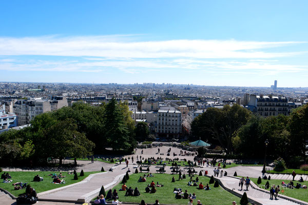 Bild: Ausblick von Basilique du Sacré Coeur de Montmartre