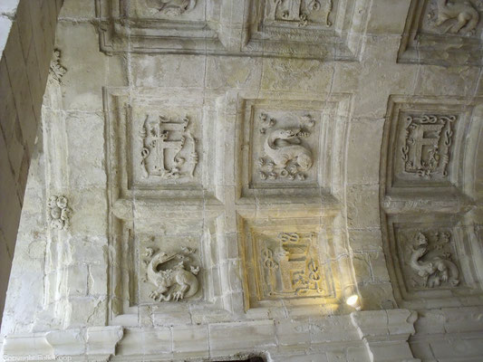 Decken im Château de Chambord