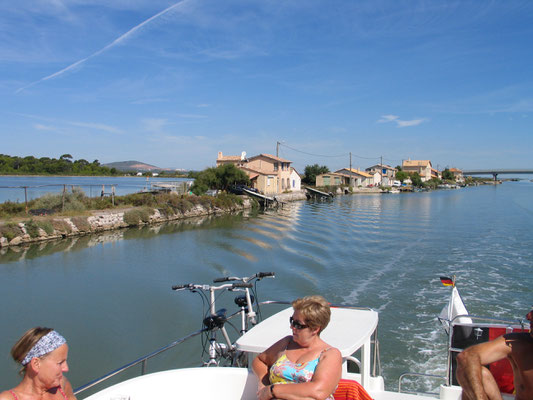 Bild: Hausboot-Tour auf dem Canal du Rhône a Sète und Étang de Thau in den Canal du Midi 