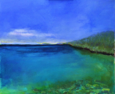 Chiemsee, 2015, Acryl, Privatbesitz