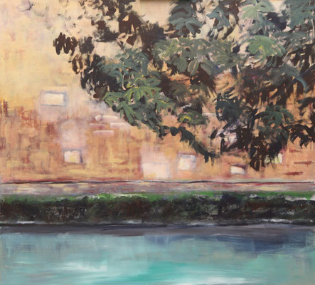 Venedig, Kanal, Acryl, 2015