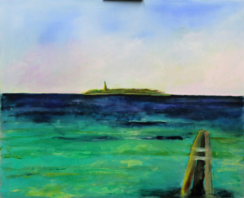 Venedig, Lagune, 2015, Acryl