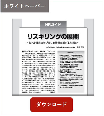 HRガイド　リスキリングの展開