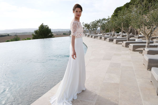 Robe Pyrole + top Silène