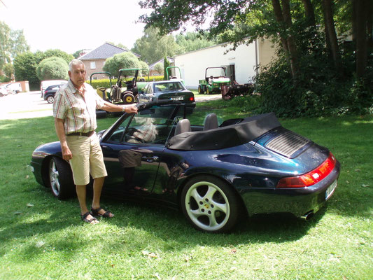 Der unvergessene Jürgen Caesar † mit seinem Porsche