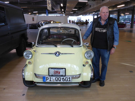 Der unvergessene Gerhard Quas ✝ vor seinem BMW 600