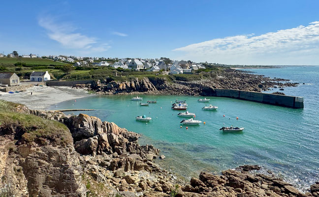 Pors Poulhan, Hafen Cap Sizun, Pays Bigouden, Boote im Hafen