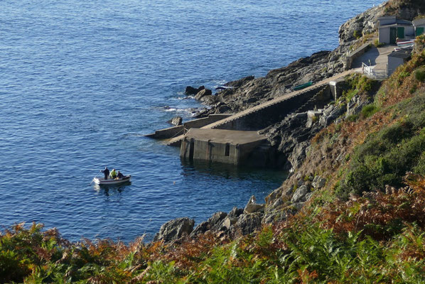 Schutzhafen am Cap Sizun, Feunteun Aod, Bretagne