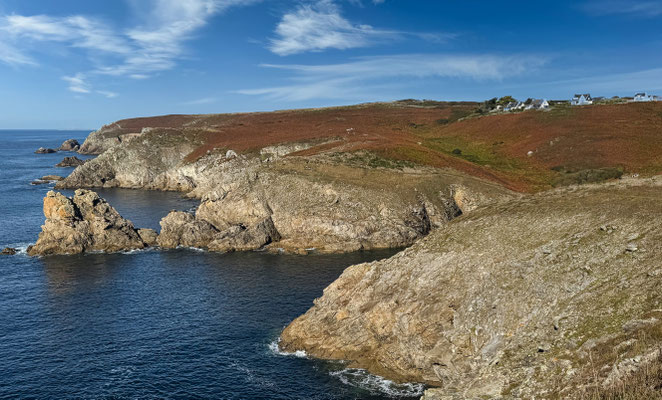 Gr 34, Cap Sizun, Wanderung zur Pointe du Raz, Küste zwischen Feunteun Aod und Bestrée