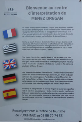 Pors Poulhan, Plouhinec, Menez Dregan, Galeriegrab, Dolmen