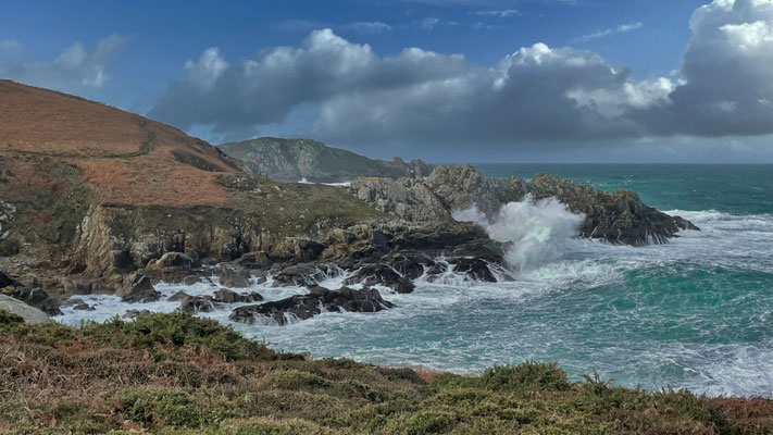 Cap Sizun, stürmische See, wilde Küste, Wanderparadies