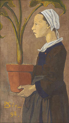 Paul Sérusier, Jeune bretonne au pot d'arum
