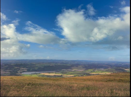 Aussicht vom Berg Ménez-Hom