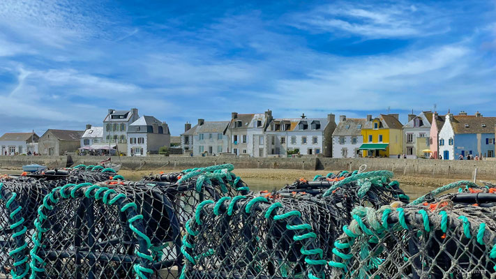 Die Île de Sein, im Atlantik, Bretagne