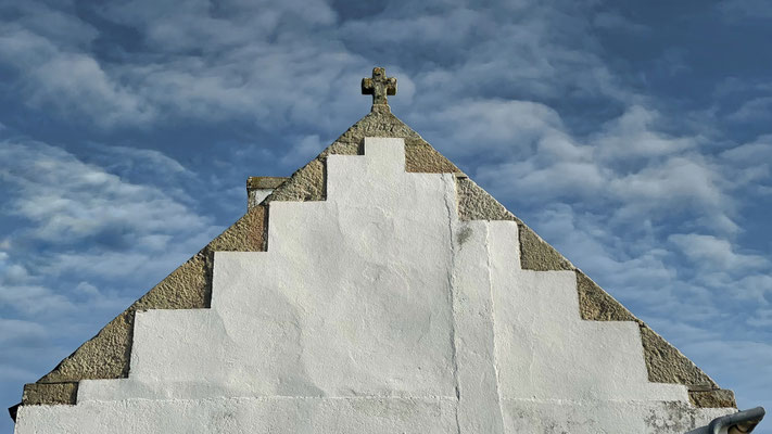 Cap Sizun, typisches Steinhaus, Plouhinec, Bucht von Audierne