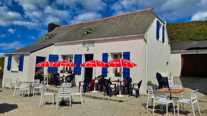 La Buvette de Pors Théolen, Cap Sizun, Bar-Café am Atlantik