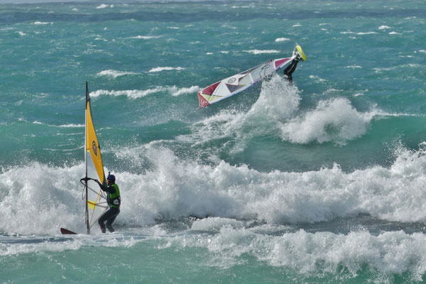 Surfen am Cap Sizun, Surfspots, Bucht von Audierne, Surfen direkt vor dem Ferienhaus