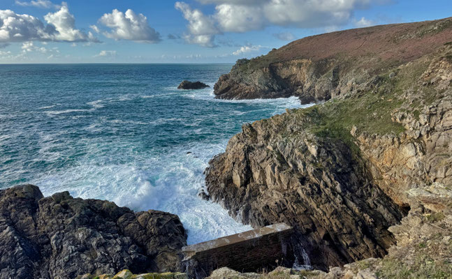 Pors Bestrée, Schutzhafen, Cap Sizun, Bretagne