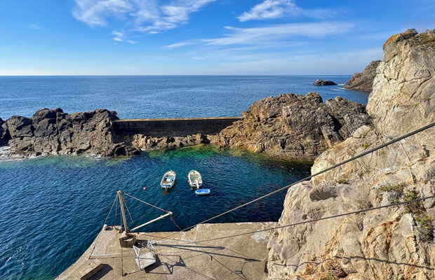 Pors Bestrée, Schutzhafen, Cap Sizun, Bretagne