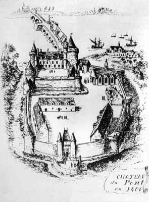 Alte Landkarten, Pont-l'Abbé