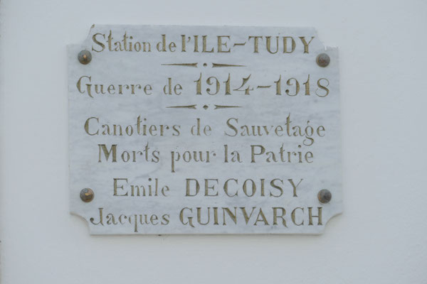 Detail auf der Île Tudy, Süd-Finistère