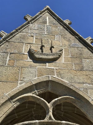 Audierne, Cap Sizun, Detail Gebäude