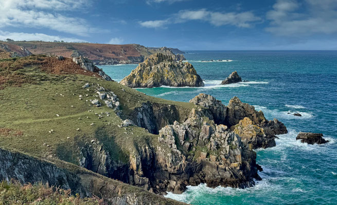 Goulien, Cap Sizun, Bucht von Douarnenez, Wandern auf dem GR34