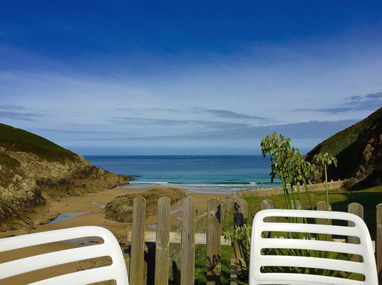 La Buvette de Pors Théolen, Cléden-Cap-Sizun, Café, Bar, am Atlantik, Landschaft, Bretagne