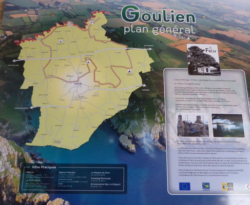 Ti Félix, Goulien, GR 34, Wandern, Rastplatz, Wanderhütte, Bucht von Douarnenez