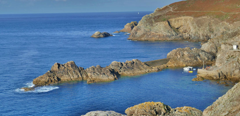 Pors Bestrée, Schutzhafen, Cap Sizun, Bretagne