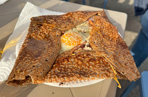 Pors Poulhan, Plouhinec, Bucht von Audierne, Bar les Côtiers, Crêpes