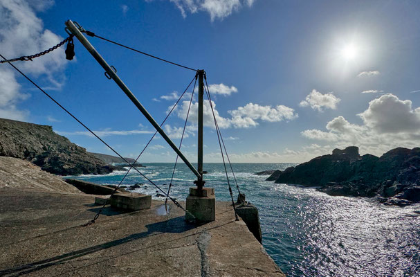 Pors Bestrée, Schutzhafen, Cap Sizun, Bretagne