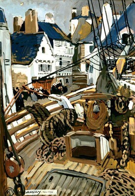 Maler Mathurin Méheut, Bretagne - Auray 1936